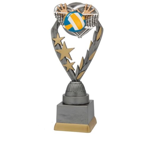 Statuetka PFS.025 złotosrebrna siatkówka sportowa Statuetka PFS.025 złotosrebrna siatkówka sportowa