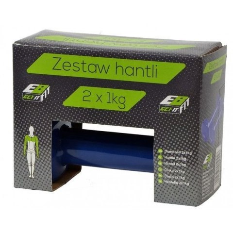 Ciężarek Żeliwny Pokryty Winylem 2x1kg Ciężarek Żeliwny Pokryty Winylem 2x1kg