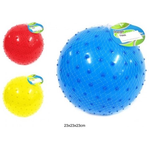Gumowa piłka z wypustkami 23cm Gumowa piłka z wypustkami 23cm