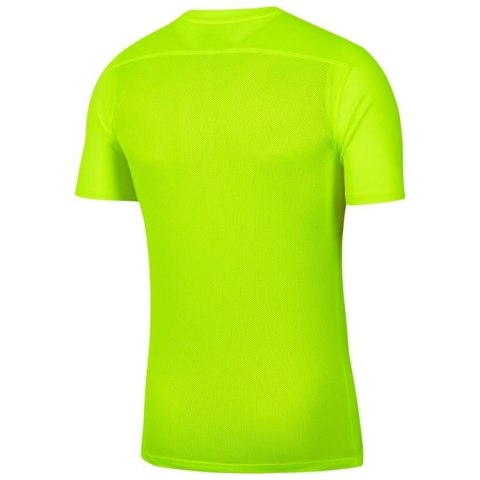 Koszulka dziecięca Nike Dri-FIT Park VII neonowa zielona sportowa, piłkarska Koszulka dziecięca Nike Dri-FIT Park VII neonowa zielona sportowa, piłkarska