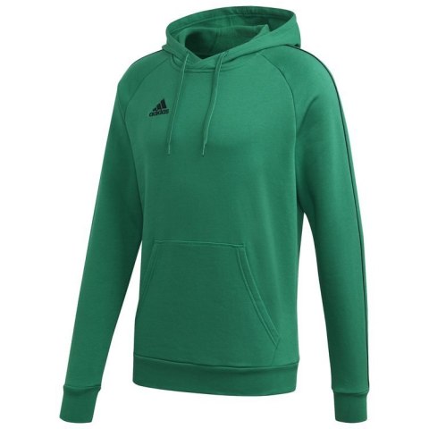 Bluza dziecięca adidas MS CORE18 zielona z kapturem Bluza dziecięca adidas MS CORE18 zielona z kapturem