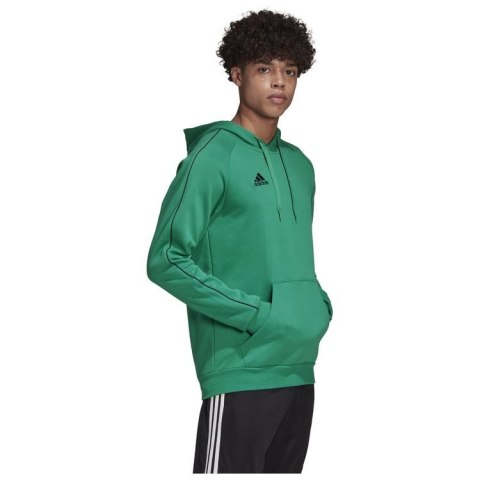 Bluza dziecięca adidas MS CORE18 zielona z kapturem Bluza dziecięca adidas MS CORE18 zielona z kapturem