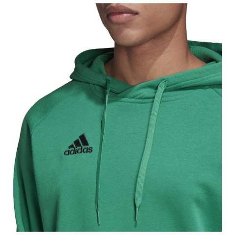 Bluza dziecięca adidas MS CORE18 zielona z kapturem Bluza dziecięca adidas MS CORE18 zielona z kapturem