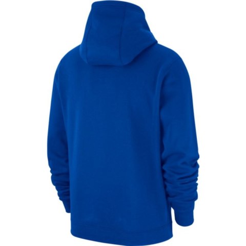 Bluza juniorska NIKE Club19 niebieska kangurka z kapturem Bluza juniorska NIKE Club19 niebieska kangurka z kapturem