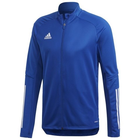 Bluza piłkarska męska adidas Condivo20 niebieska rozpinana Bluza piłkarska męska adidas Condivo20 niebieska rozpinana