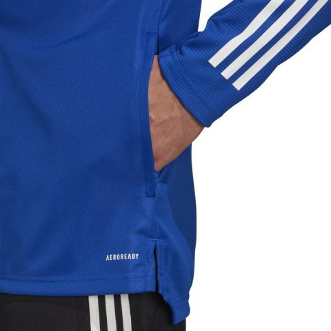 Bluza piłkarska męska adidas Condivo20 niebieska rozpinana Bluza piłkarska męska adidas Condivo20 niebieska rozpinana