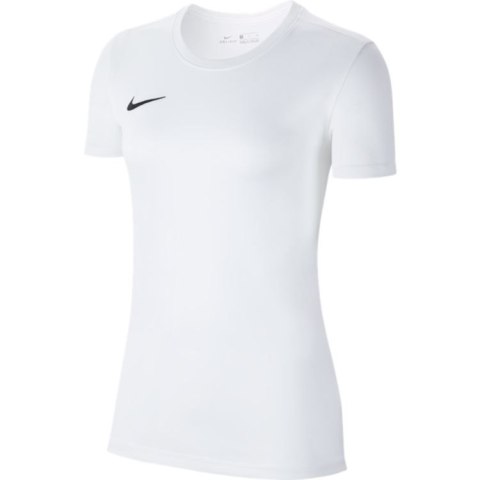 Koszulka damska NikeDri-FIT Park VII biała piłkarska, sportowa Koszulka damska NikeDri-FIT Park VII biała piłkarska, sportowa