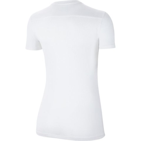 Koszulka damska NikeDri-FIT Park VII biała piłkarska, sportowa Koszulka damska NikeDri-FIT Park VII biała piłkarska, sportowa