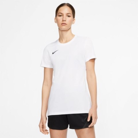 Koszulka damska NikeDri-FIT Park VII biała piłkarska, sportowa Koszulka damska NikeDri-FIT Park VII biała piłkarska, sportowa