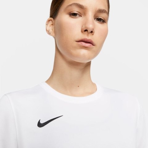 Koszulka damska NikeDri-FIT Park VII biała piłkarska, sportowa Koszulka damska NikeDri-FIT Park VII biała piłkarska, sportowa