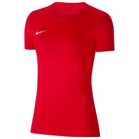 Koszulka damska NikeDri-FIT Park VII czerwona piłkarska, sportowa Koszulka damska NikeDri-FIT Park VII czerwona piłkarska, sportowa