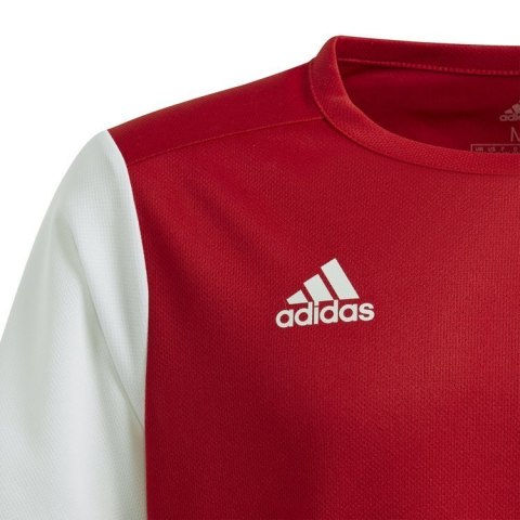 Koszulka dziecięca adidas Estro 19 czerwono-biała piłkarska, sportowa Koszulka dziecięca adidas Estro 19 czerwono-biała piłkarska, sportowa