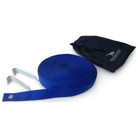 Linie wyznaczające pole gry Yakimasport 48m białe/niebieskie 4cm szerokości Linie wyznaczające pole gry Yakimasport 48m białe/niebieskie 4cm szerokości