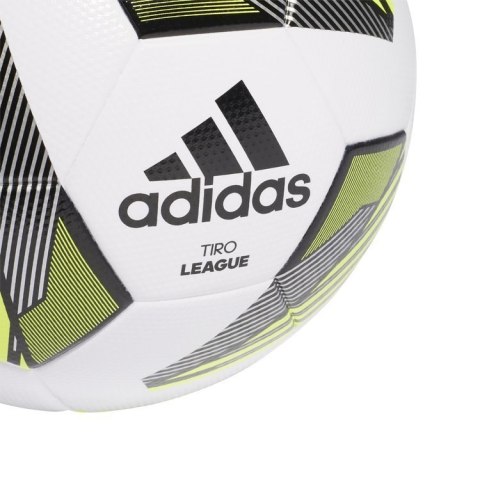 Piłka Nożna adidas Tiro League treningowa biało-czarno-żółta Piłka Nożna adidas Tiro League treningowa biało-czarno-żółta