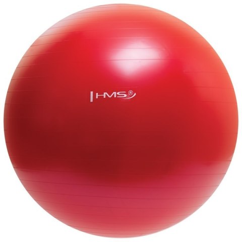 Piłka gimnastyczna fitness HMS YB01 65 CM czerwona Piłka gimnastyczna fitness HMS YB01 65 CM czerwona