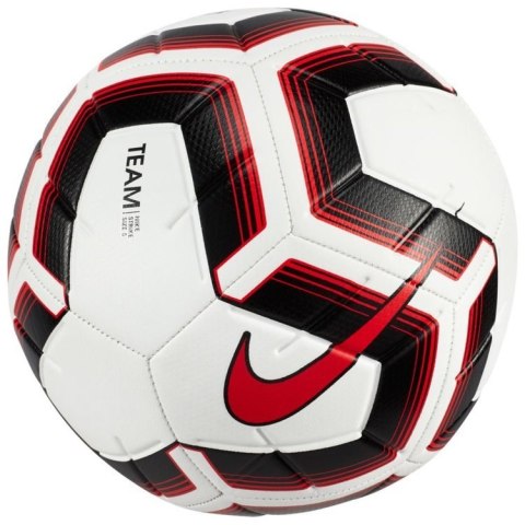 Piłka nożna Nike Strike Team biało-czarno-czerwona Piłka nożna Nike Strike Team biało-czarno-czerwona