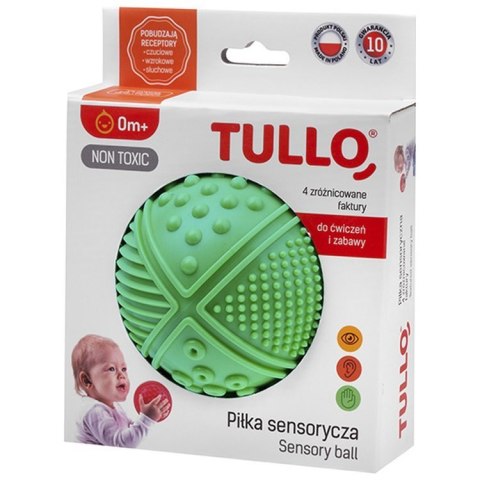 Piłka sensoryczna 4 faktury TULLO różne kolorowe Piłka sensoryczna 4 faktury TULLO różne kolorowe