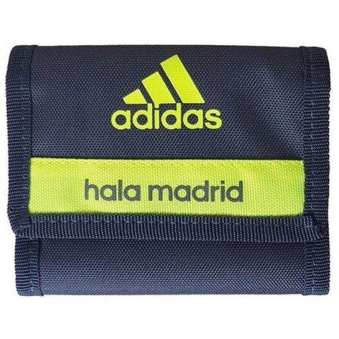 Portfel adidas Real Madrid Wallet ciemnoszaro-żółty Portfel adidas Real Madrid Wallet ciemnoszaro-żółty