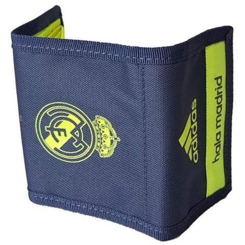 Portfel adidas Real Madrid Wallet ciemnoszaro-żółty Portfel adidas Real Madrid Wallet ciemnoszaro-żółty