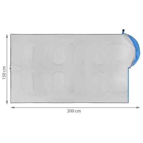Śpiwór turystyczny kołderka Malatec niebieski S10249 Śpiwór turystyczny kołderka Malatec niebieski S10249