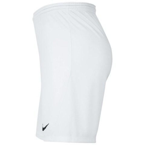 Spodenki dziecięce Nike Dri-FIT Park III białe poliestrowe Spodenki dziecięce Nike Dri-FIT Park III białe poliestrowe