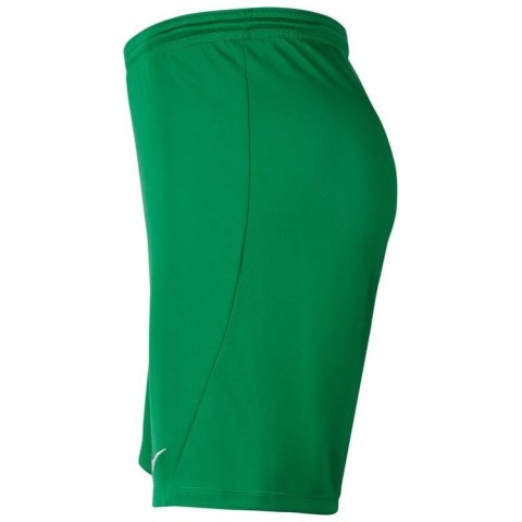 Spodenki dziecięce Nike Dri-FIT Park III zielone poliestrowe Spodenki dziecięce Nike Dri-FIT Park III zielone poliestrowe