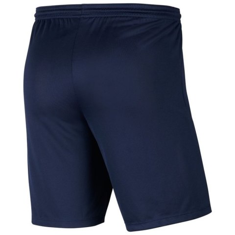 Spodenki męskie sportowe Nike Dri-FIT Park III granatowe poliestrowe Spodenki męskie sportowe Nike Dri-FIT Park III granatowe poliestrowe