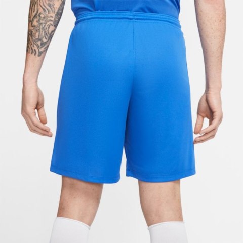 Spodenki męskie sportowe Nike Dri-FIT Park III niebieskie poliestrowe Spodenki męskie sportowe Nike Dri-FIT Park III niebieskie poliestrowe