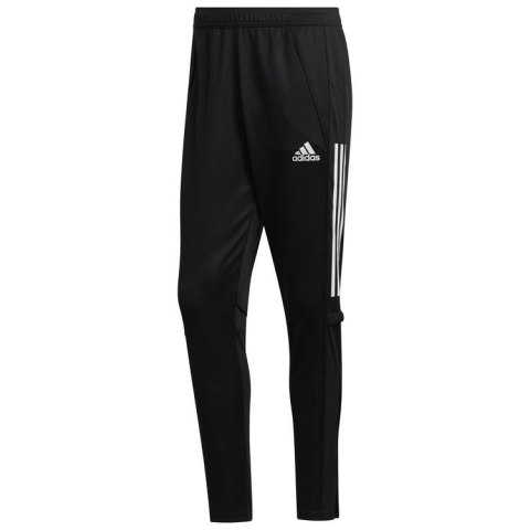 Spodnie dresowe męskie adidas Condivo 20 czarne poliestrowe Spodnie dresowe męskie adidas Condivo 20 czarne poliestrowe