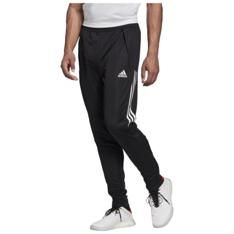 Spodnie dresowe męskie adidas Condivo 20 czarne poliestrowe Spodnie dresowe męskie adidas Condivo 20 czarne poliestrowe