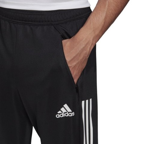 Spodnie dresowe męskie adidas Condivo 20 czarne poliestrowe Spodnie dresowe męskie adidas Condivo 20 czarne poliestrowe