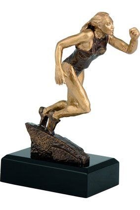Statuetka Tryumf RTY3766BR brązowa biegi sportowa Statuetka Tryumf RTY3766BR brązowa biegi sportowa