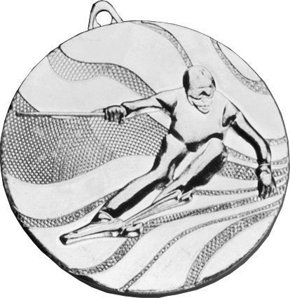 Medal Narciarstwo MMC4950 stalowy 50mm Medal Narciarstwo MMC4950 stalowy 50mm