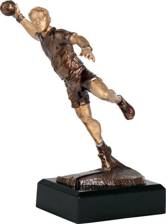 Statuetka Tryumf RFST2006BR brązowa piłka ręczna sportowa Statuetka Tryumf RFST2006BR brązowa piłka ręczna sportowa