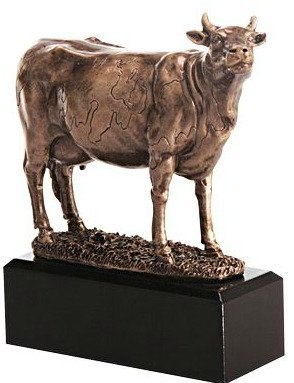 Statuetka Tryumf T RFST2076/BR brązowa krowa rolnictwo