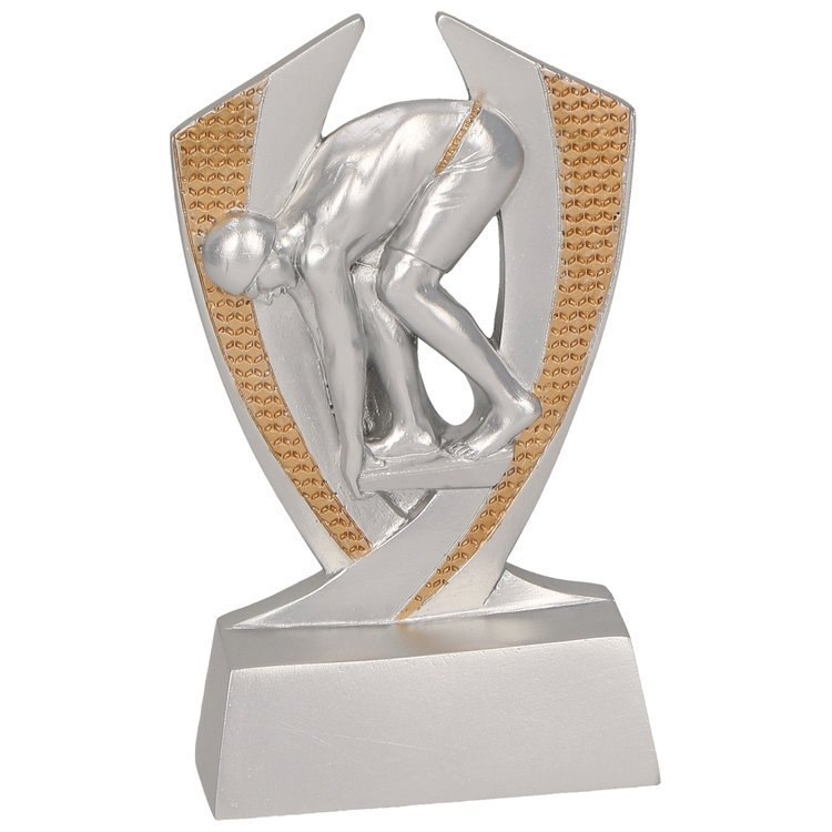 Statuetka Tryumf RE014 złotosrebrna pływanie sportowa Statuetka Tryumf RE014 złotosrebrna pływanie sportowa