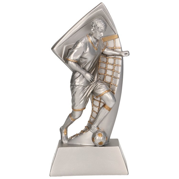 Statuetka Tryumf RP2007 złotosrebrna piłka nożna sportowa Statuetka Tryumf RP2007 złotosrebrna piłka nożna sportowa