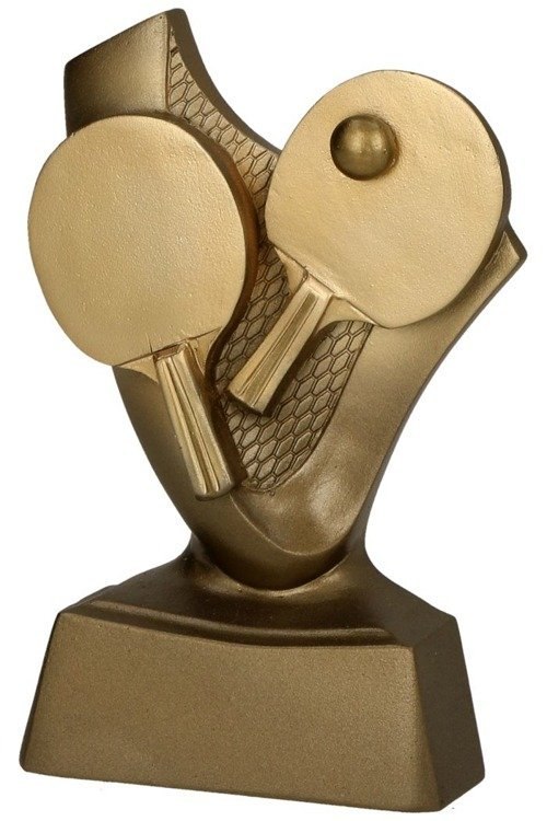 Statuetka Tryumf RP4017 złota tenis stołowy sportowa Statuetka Tryumf RP4017 złota tenis stołowy sportowa