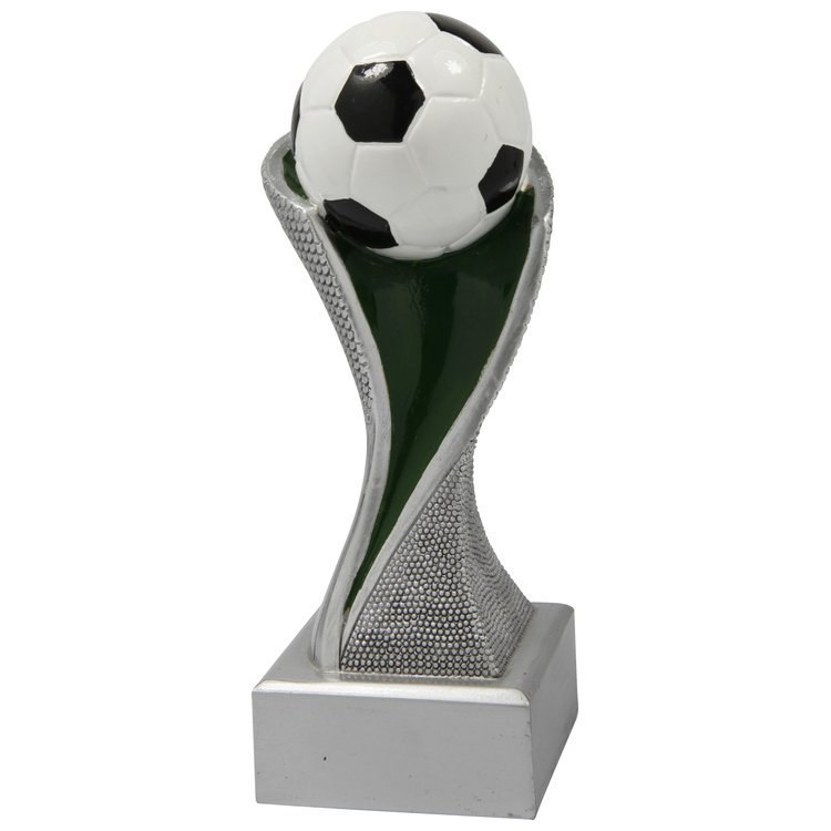 Statuetka FG4011 srebrna piłka nożna sportowa