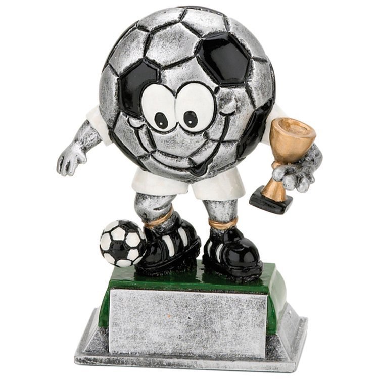 Statuetka FG751 złotosrebrna piłka nożna sportowa Statuetka FG751 złotosrebrna piłka nożna sportowa