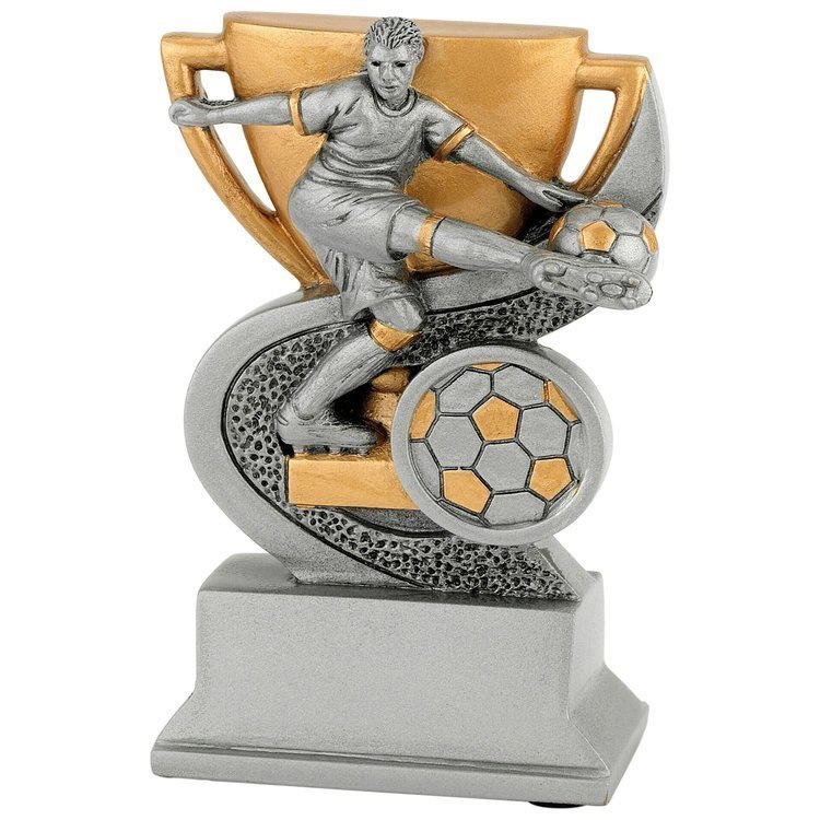 Statuetka FG905 złotosrebrna piłka nożna sportowa Statuetka FG905 złotosrebrna piłka nożna sportowa