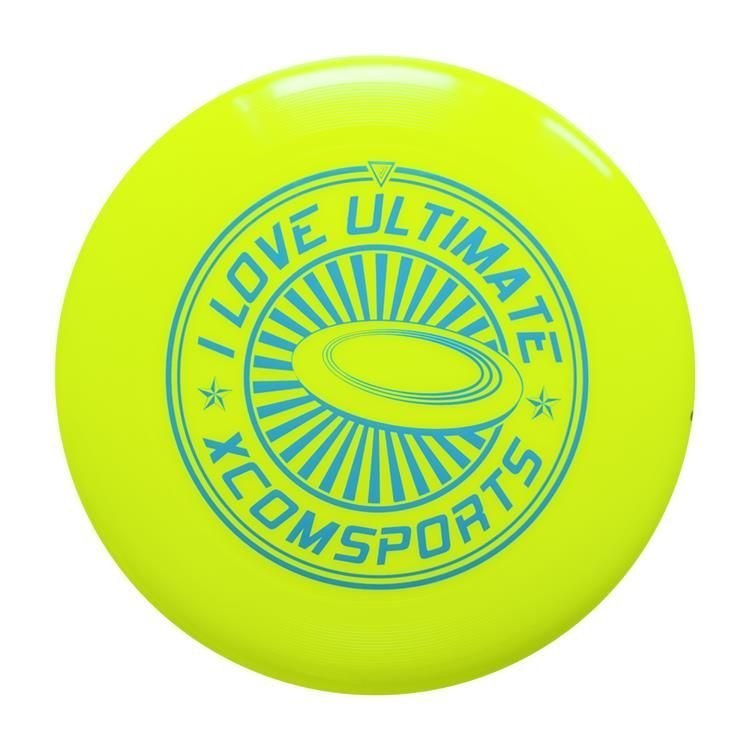 FRISBEE X-COM UT175 I LOVE ULTIMATE YELLOW FRISBEE X-COM UT175 I LOVE ULTIMATE YELLOW