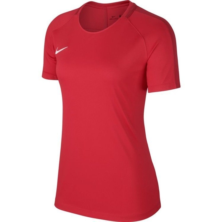 Koszulka damska Nike ACADEMY 18 FOOTBALL czerwona piłkarska, sportowa