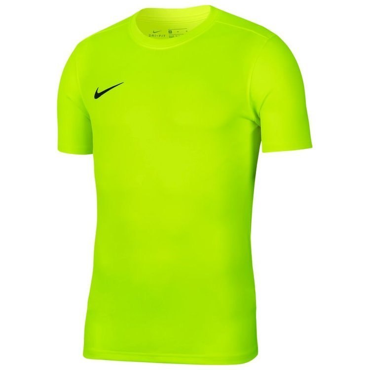 Koszulka dziecięca Nike Dri-FIT Park VII neonowa zielona sportowa, piłkarska
