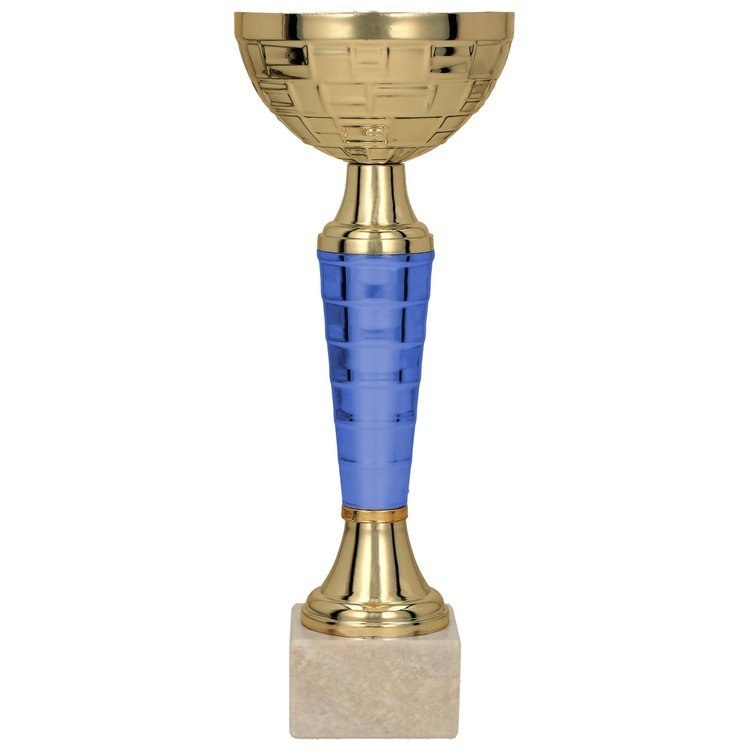 Puchar 9106 metalowy złoto-niebieski