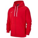 Bluza dziecięca Nike MS Team Club Full-Zip Hoodie czerwona z kapturem