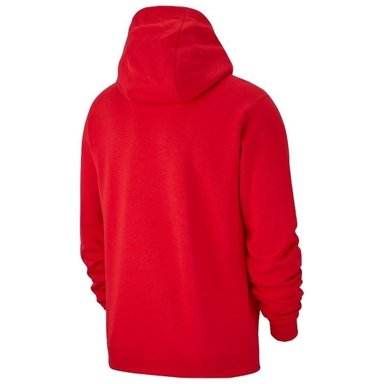 Bluza dziecięca Nike MS Team Club Full-Zip Hoodie czerwona z kapturem