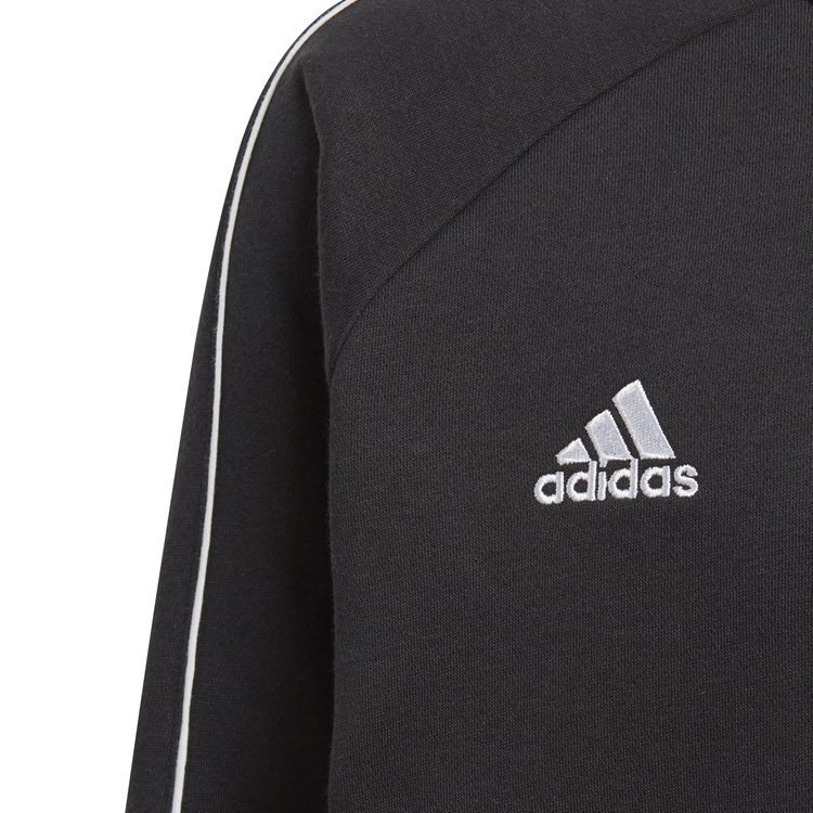 Bluza dziecięca adidas Core18 Sweat Top Youth czarna bez kaptura treningowa