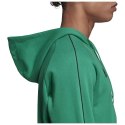 Bluza dziecięca adidas MS CORE18 zielona z kapturem