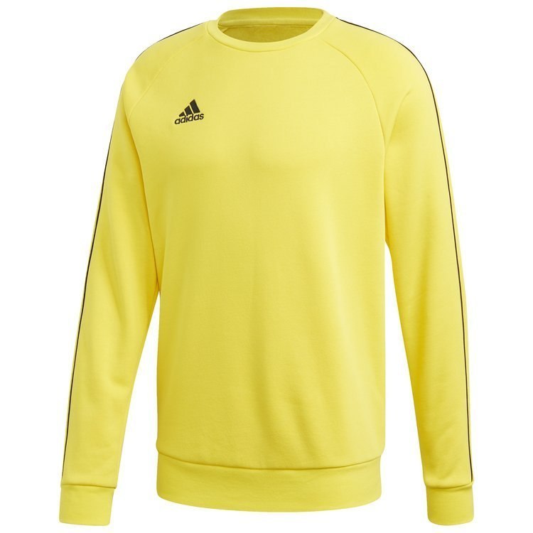 Bluza męska adidas Core 18 Sweat Top żółta bez kaptura Bluza męska adidas Core 18 Sweat Top żółta bez kaptura